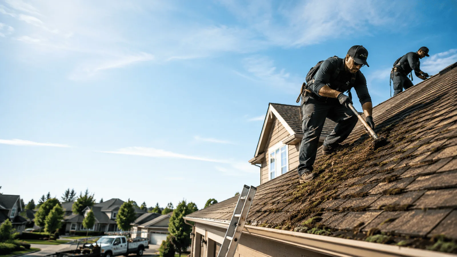 Roof Moss Removal in Trumbull, CT near me